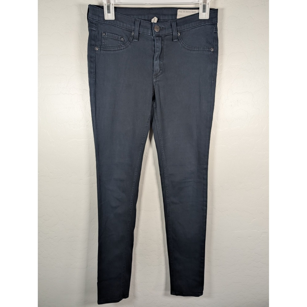 Rag & Bone Jean Legging Pants Womens 27‎ Skinny Stretch Embroidered rb Denim